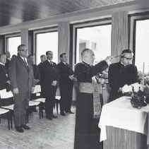 60 Jahre Wolf Dietrich Heim: Einweihung am 20. Juni 1963 mit Erzbischof Rohracher und Pater Michels